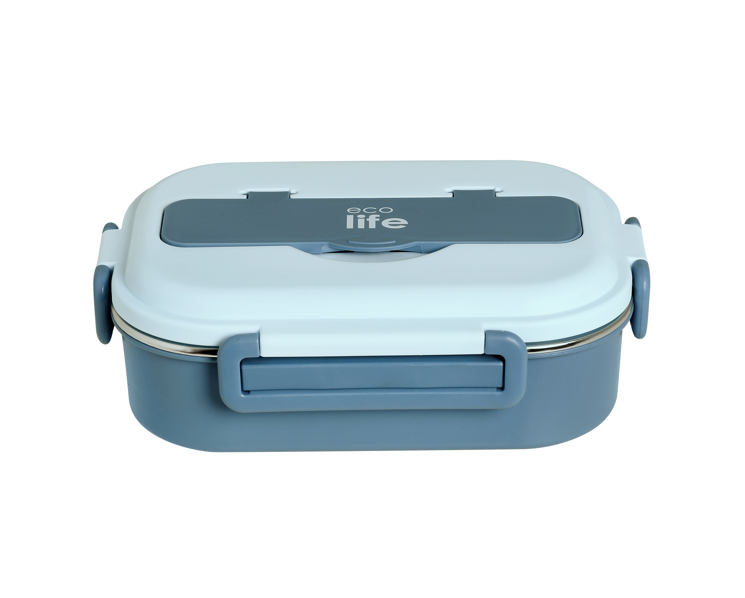 Γαλάζιο Φαγητοδοχείο 1Lt | 3 Θέσεων