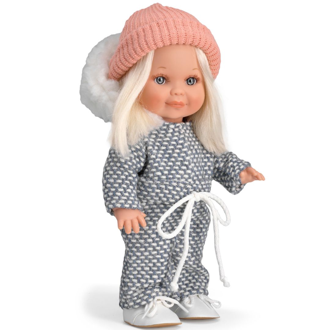 Magic baby κούκλα "Betty με ρούχα για βόλτα στα χιόνια"-30εκ.