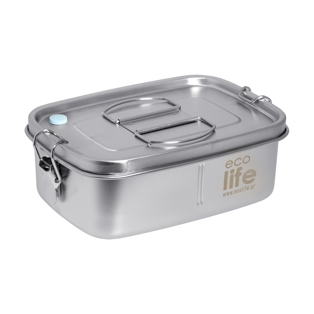 Ανοξείδωτο Φαγητοδοχείο 1lt Μονού Τοιχώματος (Ανοξείδωτο Καπάκι)