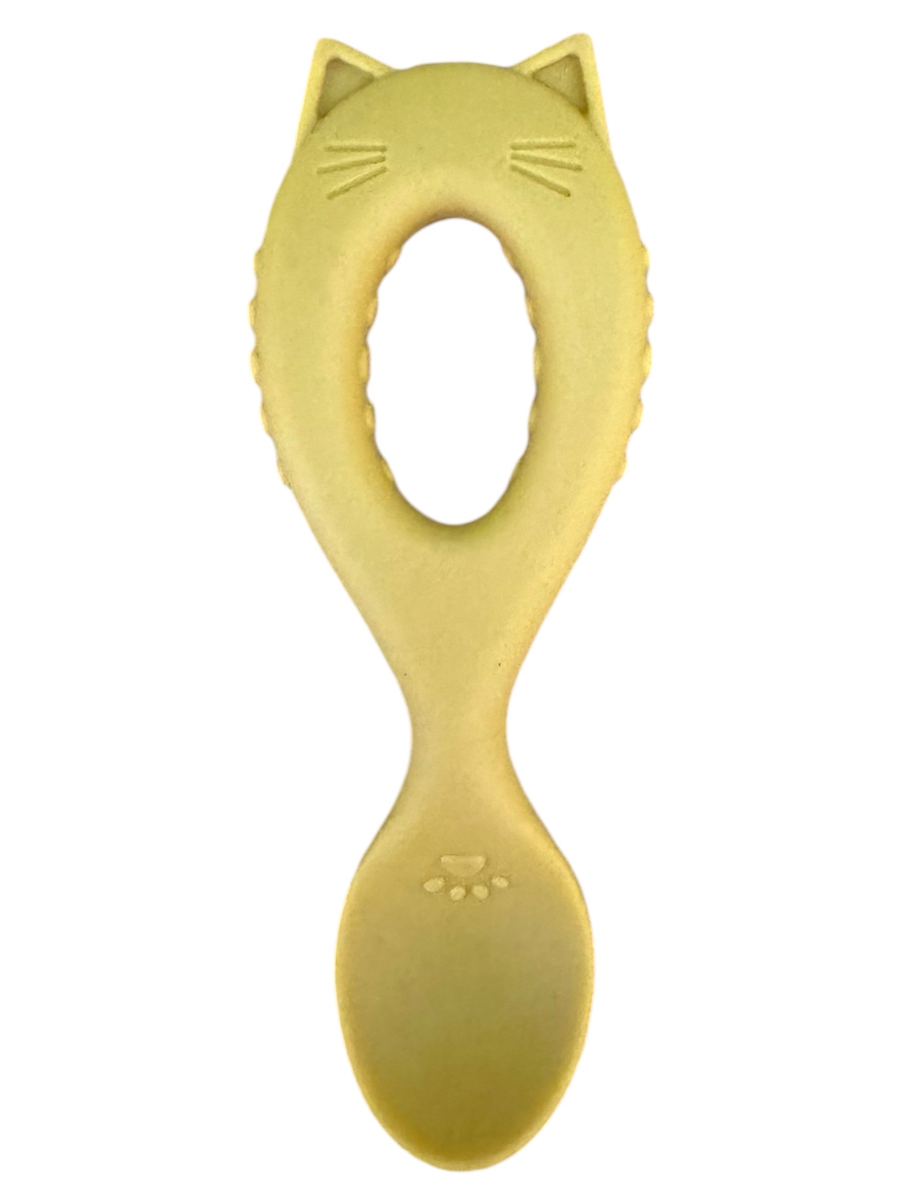 Chloe the Cat – Εκπαιδευτικό κουτάλι εκμάθησης από σιλικόνη Κίτρινο
