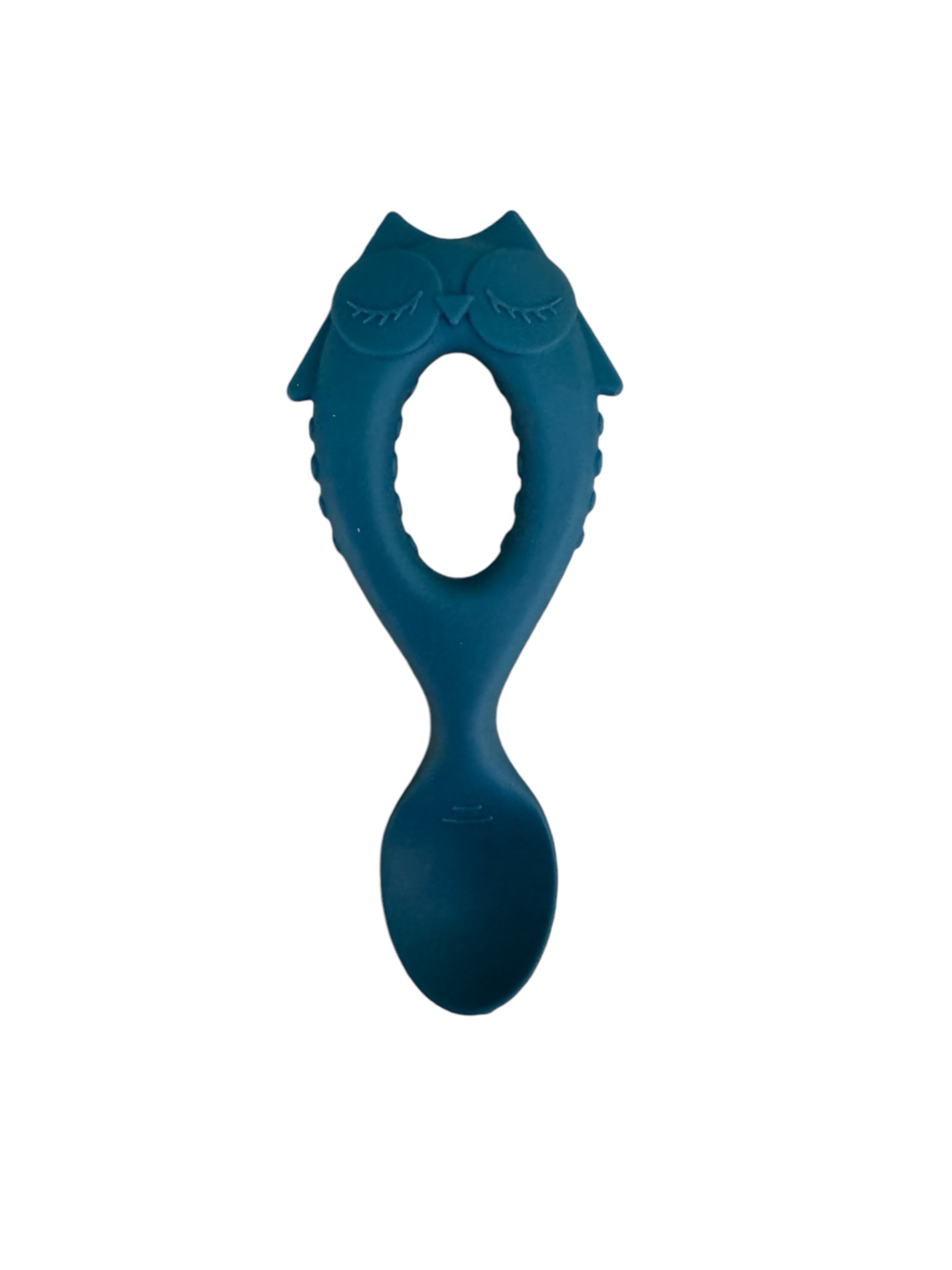 Owen the Owl – Εκπαιδευτικό κουτάλι εκμάθησης από σιλικόνη Μπλε