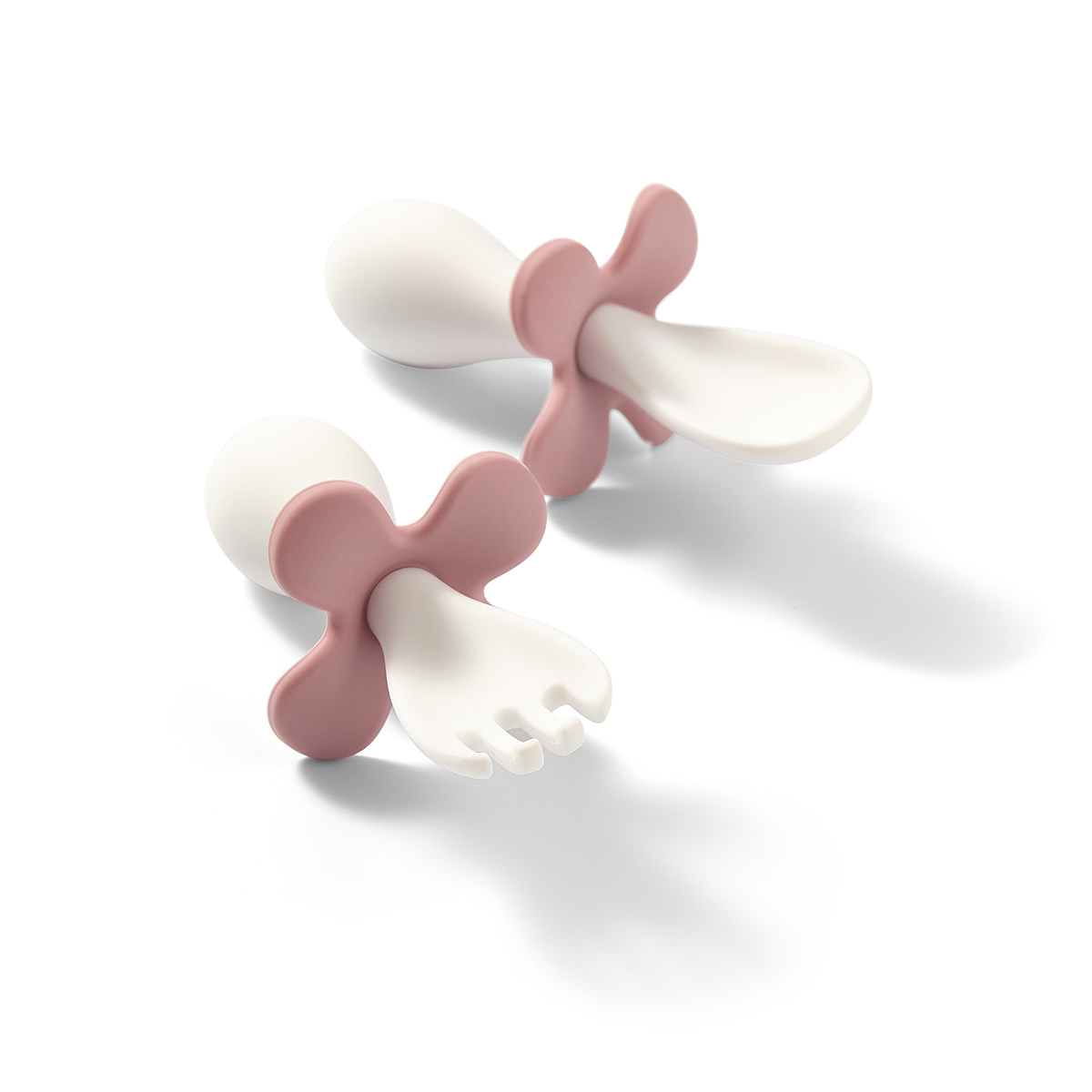 BabyOno: Εργονομικό κουτάλι-πιρούνι εκμάθησης με θήκη