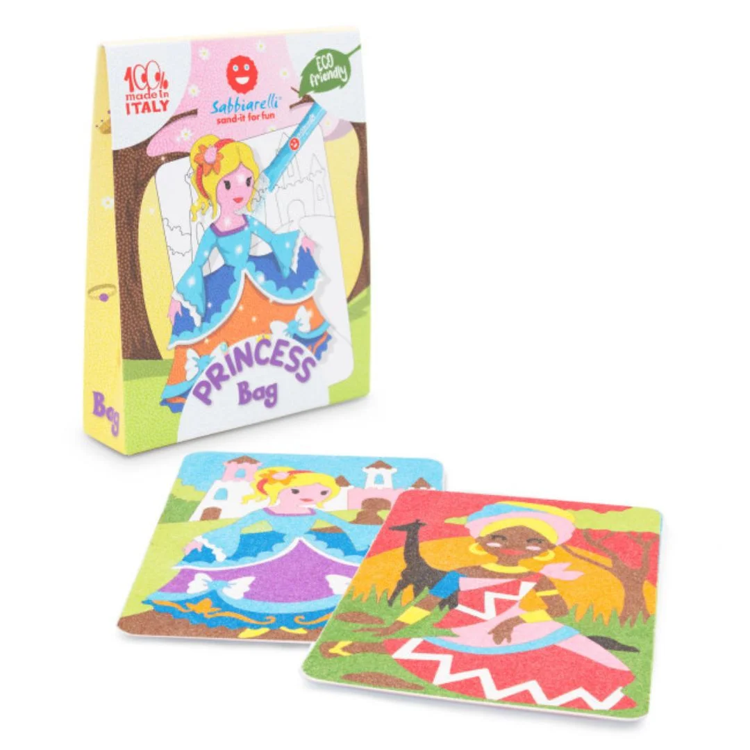 Mini kit δώρου με είδη για ζωγραφική με μαρμαρόσκονη-Princess